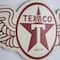 Vintage Texaco Wings Logo Embossed Metal Sign